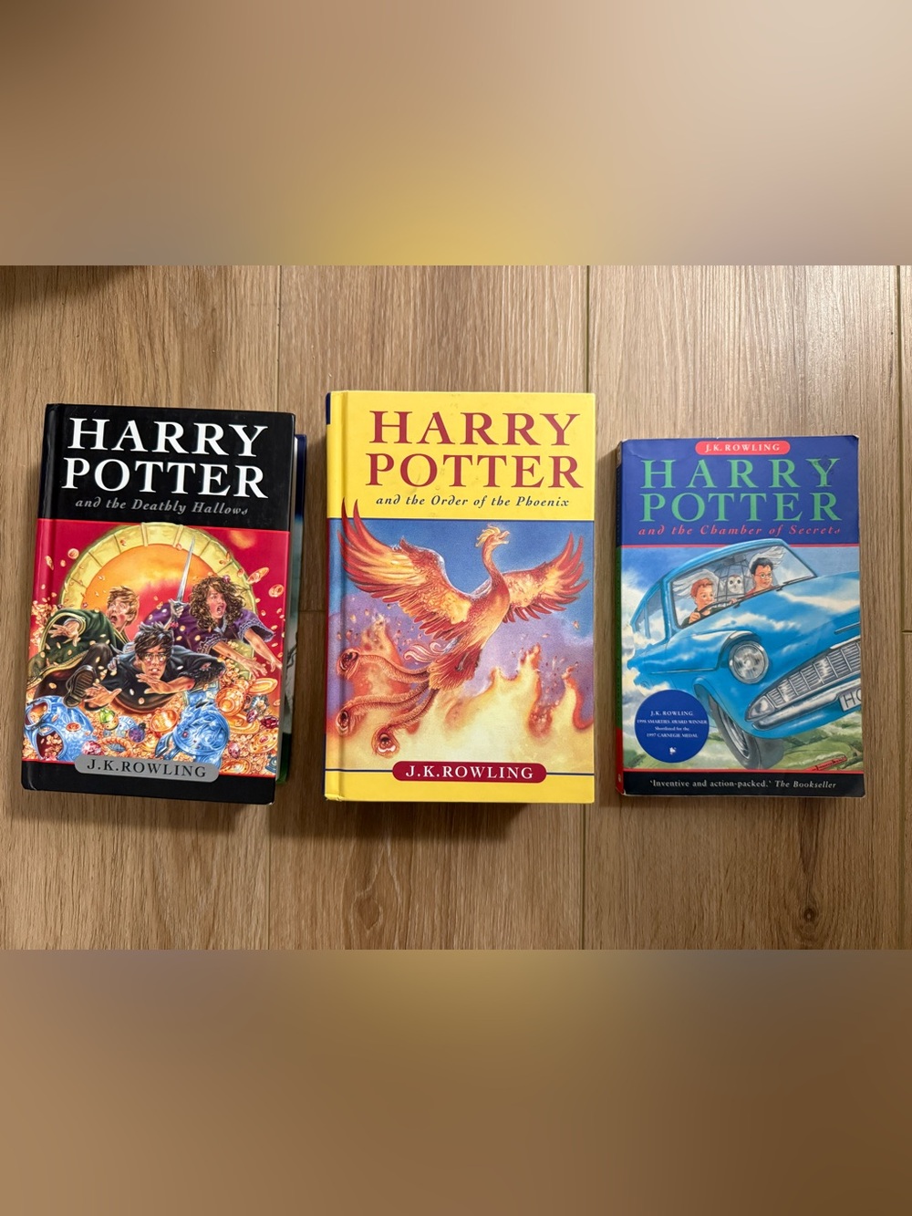 Harry Potter Hardcover Book Lot | Order of the Phoenix & Deathly Hallows